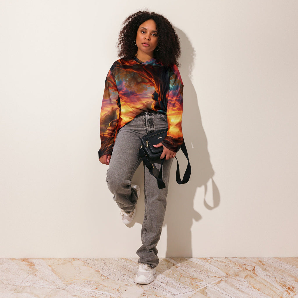 Tranquility Recycled hockey fan jersey by Gregg Acini Adoree Designs - Gregg Acini Adoree Designs - Hockey Jersey