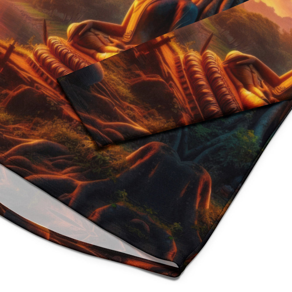 Tranquility Recycled hockey fan jersey by Gregg Acini Adoree Designs - Gregg Acini Adoree Designs - Hockey Jersey