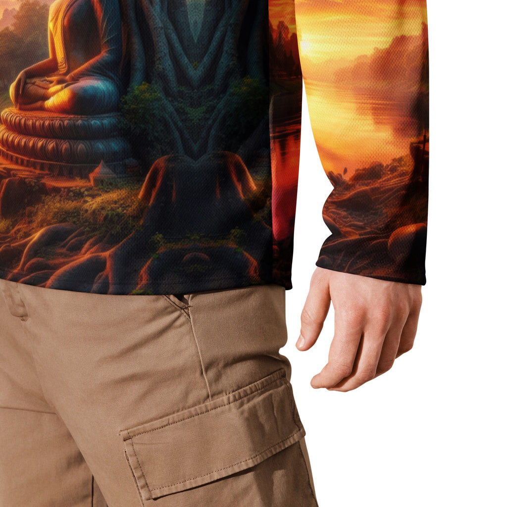 Tranquility Recycled hockey fan jersey by Gregg Acini Adoree Designs - Gregg Acini Adoree Designs - Hockey Jersey