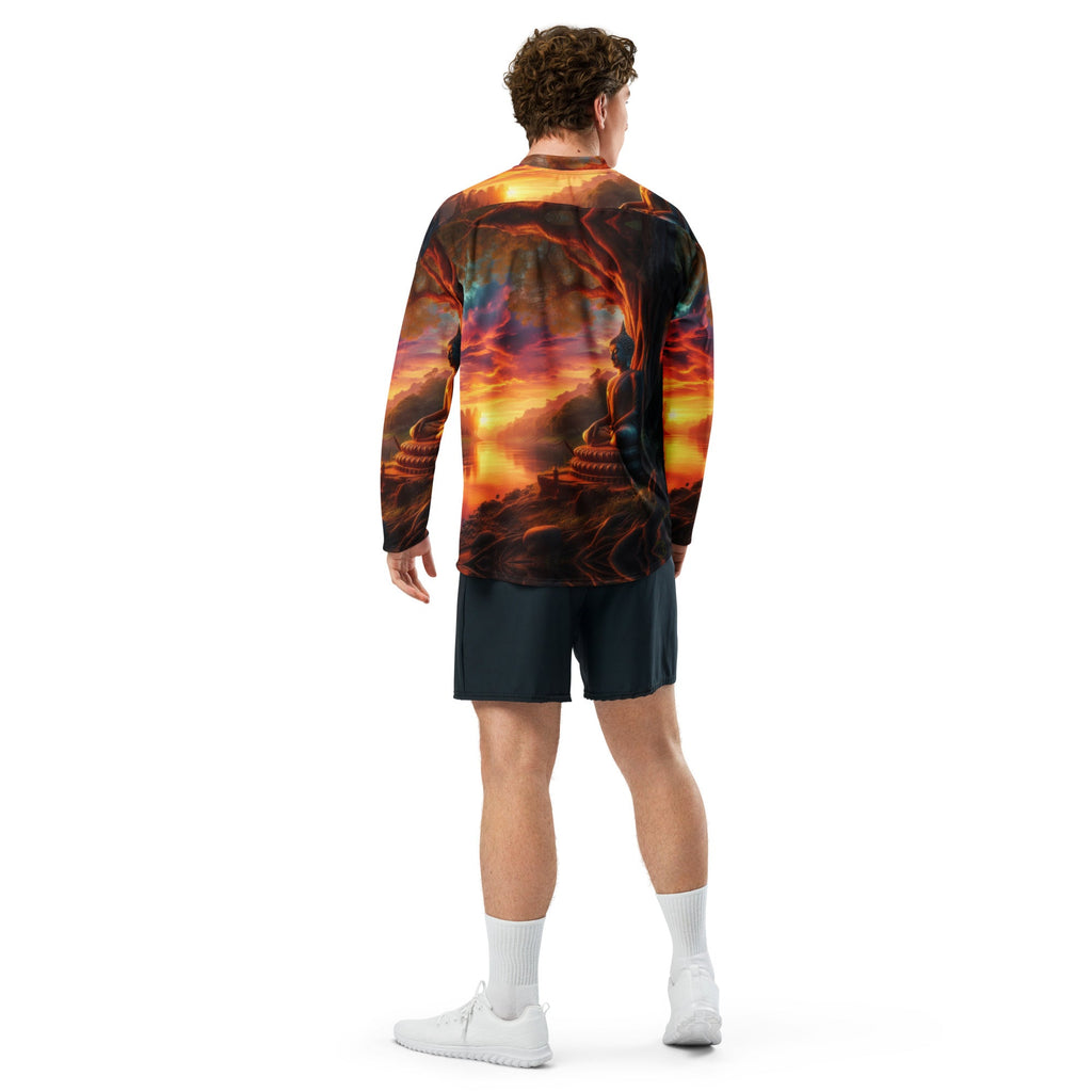 Tranquility Recycled hockey fan jersey by Gregg Acini Adoree Designs - Gregg Acini Adoree Designs - Hockey Jersey