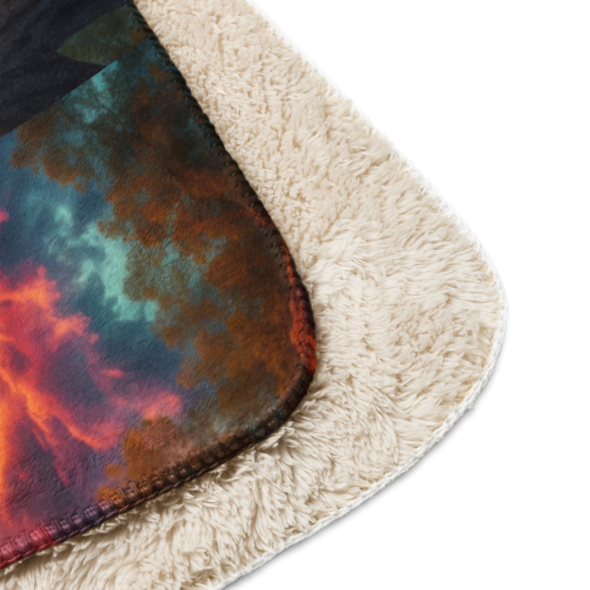 Tranquility Sherpa blanket by Gregg Acini Adoree Designs - Gregg Acini Adoree Designs - Blanket