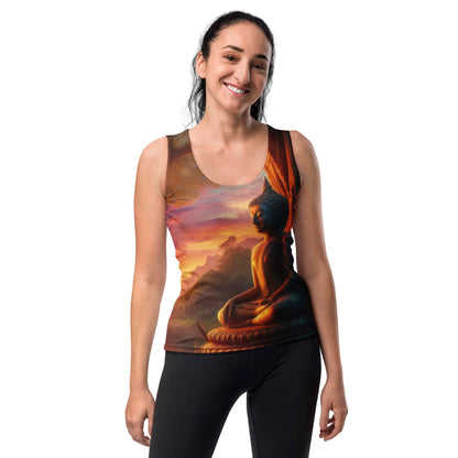 Tranquility Sublimation Cut & Sew Tank Top - Gregg Acini Adoree Designs - Tank Top