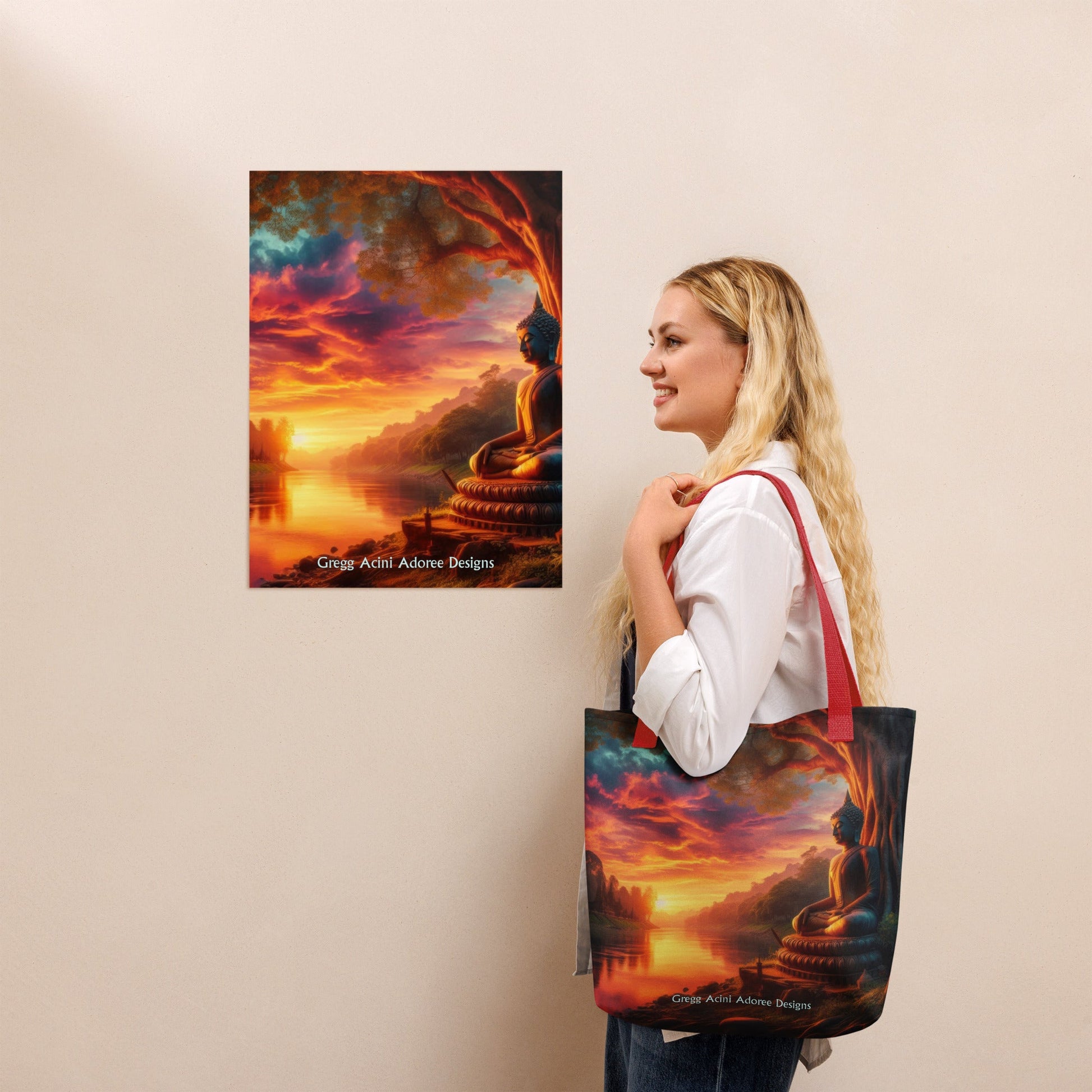 Tranquility Tote bag - Gregg Acini Adoree Designs - Tote Bag