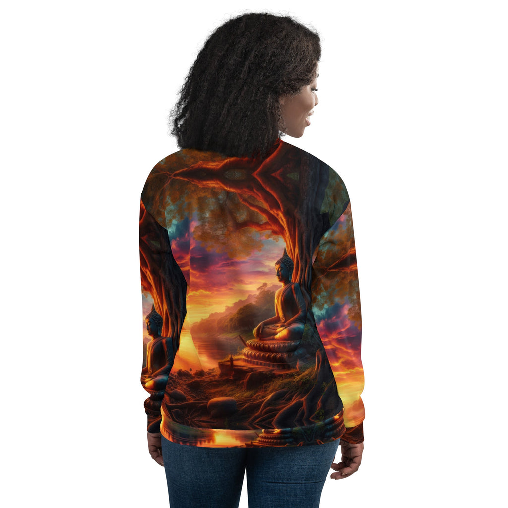 Tranquility Unisex Bomber Jacket by Gregg Acini Adoree Designs - Gregg Acini Adoree Designs - Bomber Jacket