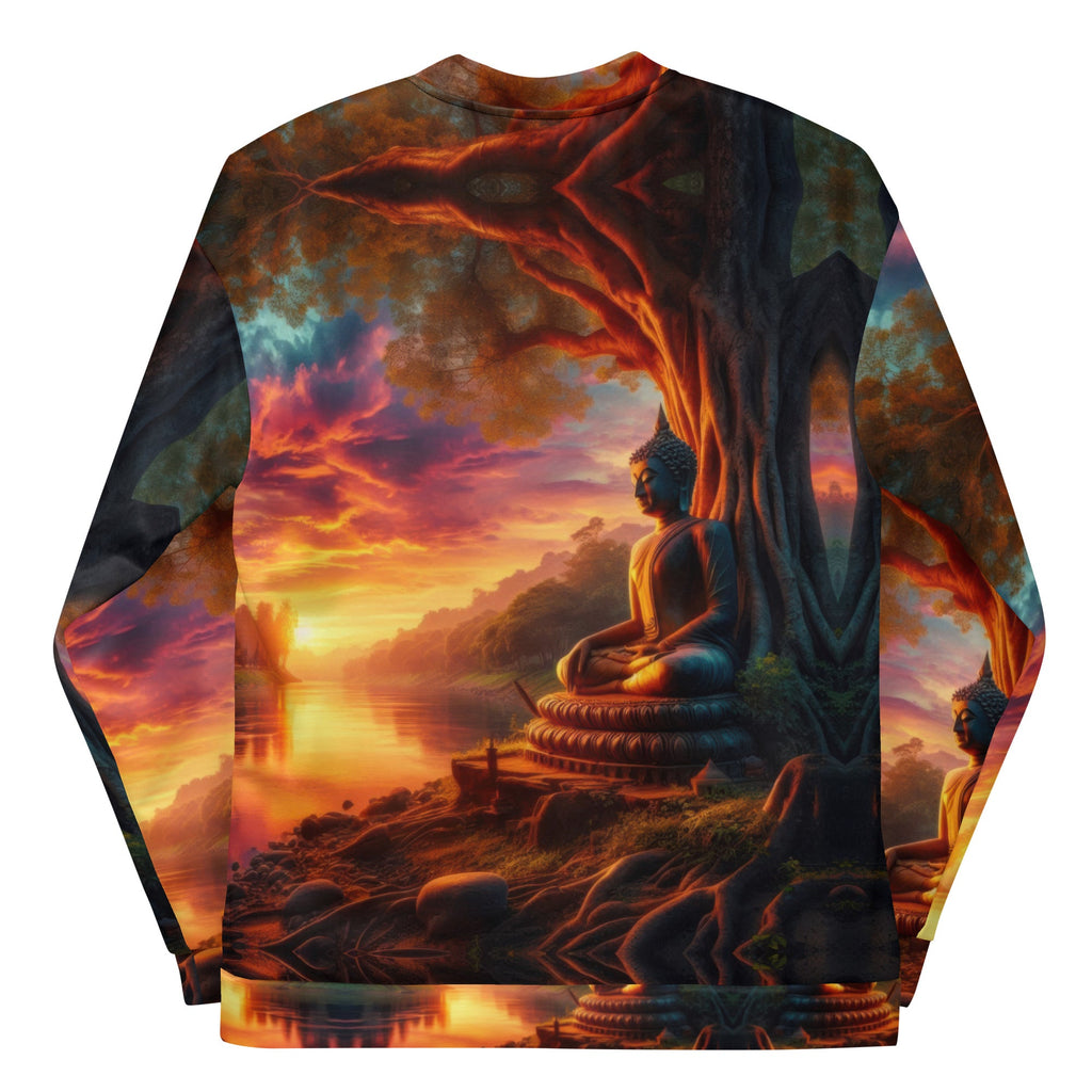 Tranquility Unisex Bomber Jacket by Gregg Acini Adoree Designs - Gregg Acini Adoree Designs - Bomber Jacket