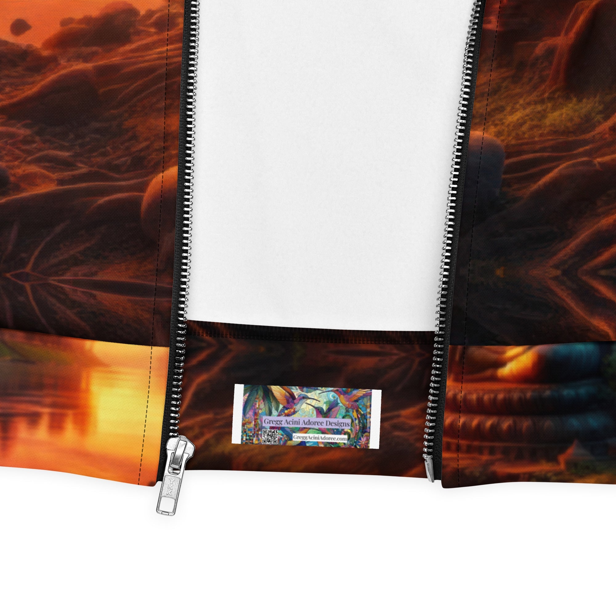 Tranquility Unisex Bomber Jacket by Gregg Acini Adoree Designs - Gregg Acini Adoree Designs - Bomber Jacket