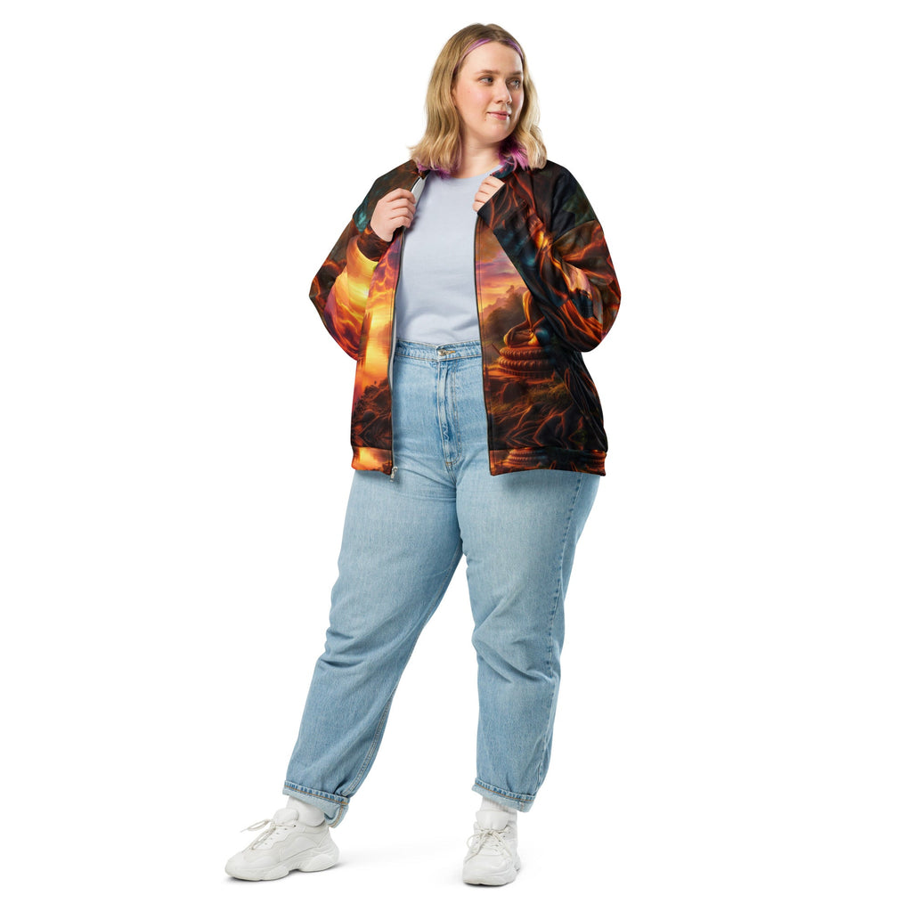 Tranquility Unisex Bomber Jacket by Gregg Acini Adoree Designs - Gregg Acini Adoree Designs - Bomber Jacket