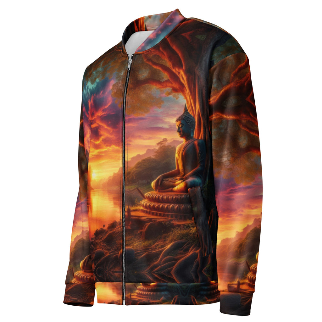 Tranquility Unisex Bomber Jacket by Gregg Acini Adoree Designs - Gregg Acini Adoree Designs - Bomber Jacket