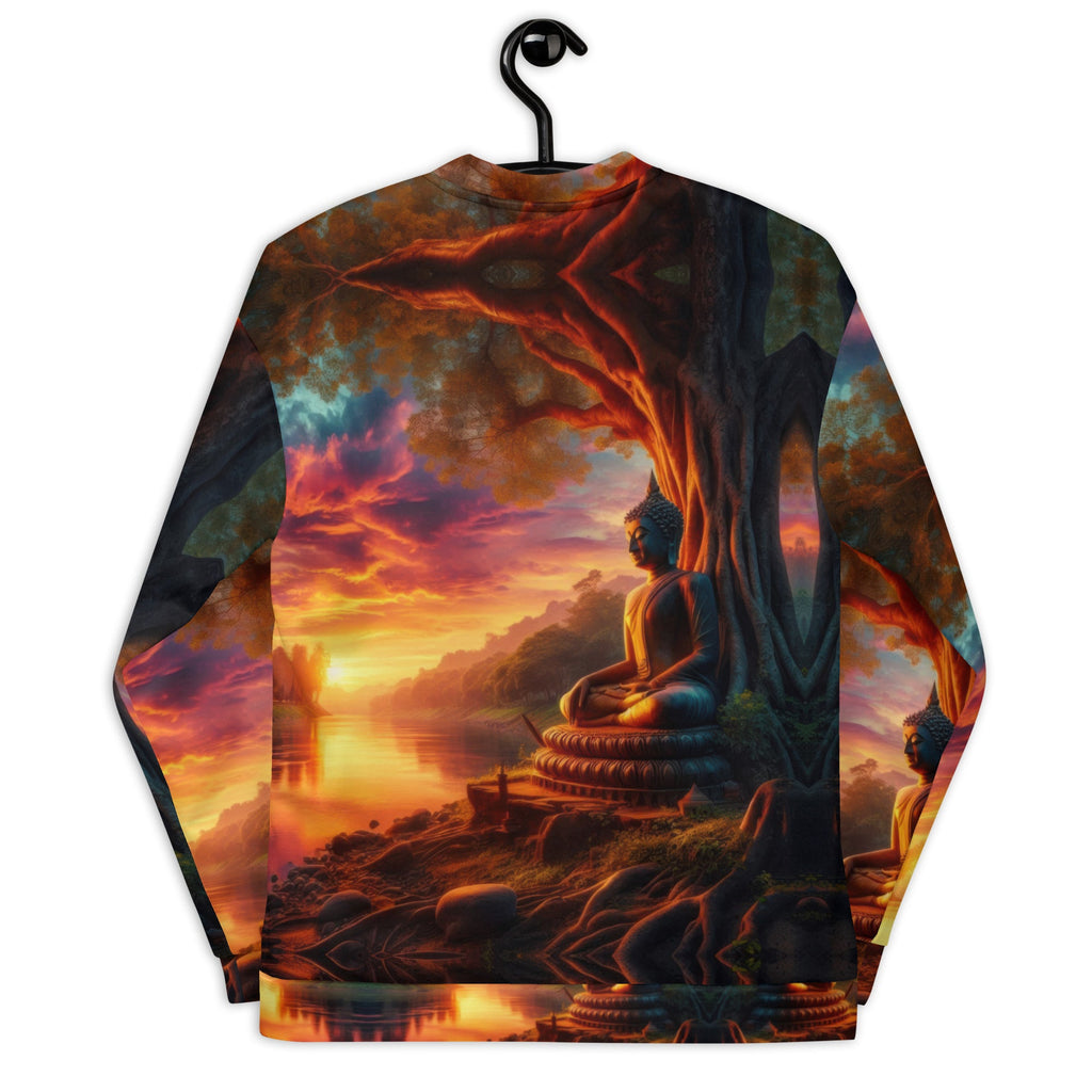 Tranquility Unisex Bomber Jacket by Gregg Acini Adoree Designs - Gregg Acini Adoree Designs - Bomber Jacket