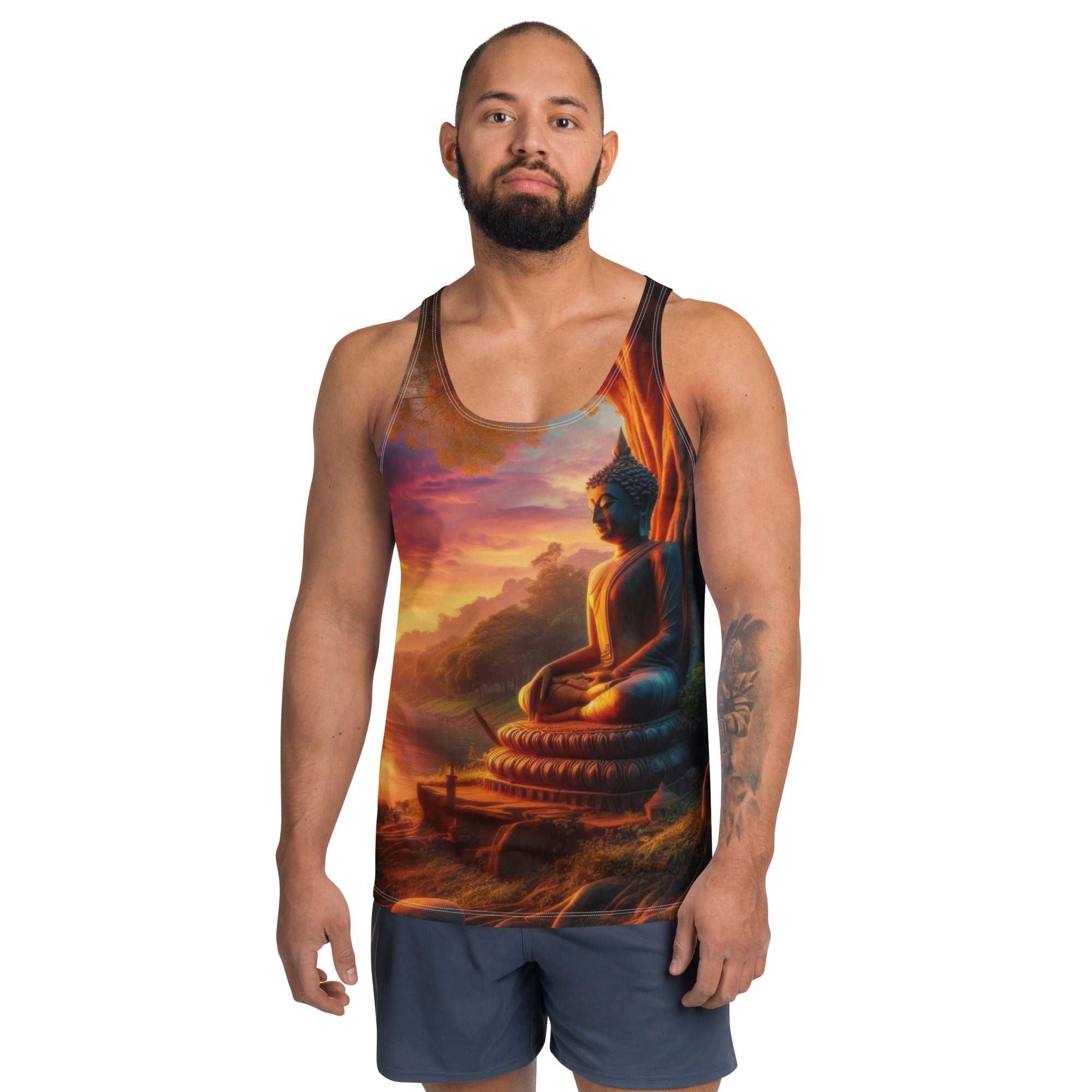 Tranquility Unisex Tank Top - Gregg Acini Adoree Designs - Tank Top