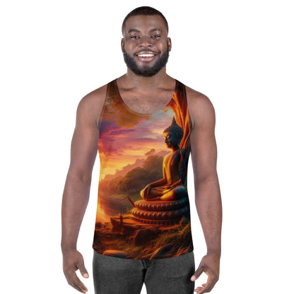 Tranquility Unisex Tank Top - Gregg Acini Adoree Designs - Tank Top