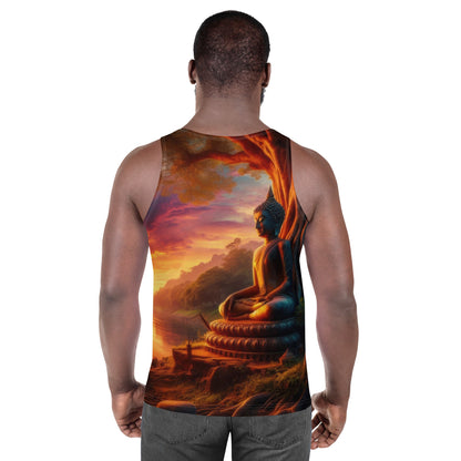 Tranquility Unisex Tank Top - Gregg Acini Adoree Designs - Tank Top