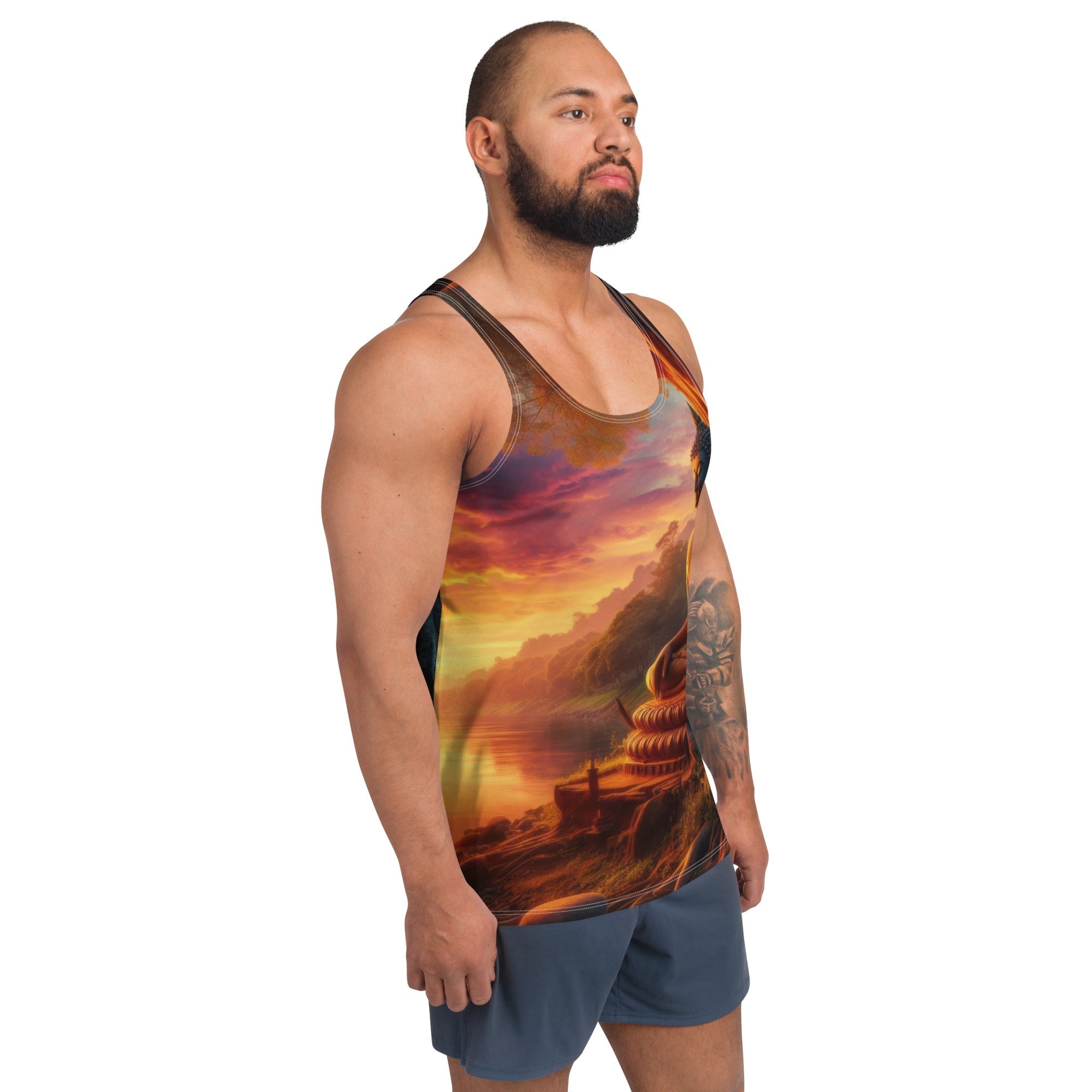 Tranquility Unisex Tank Top - Gregg Acini Adoree Designs - Tank Top