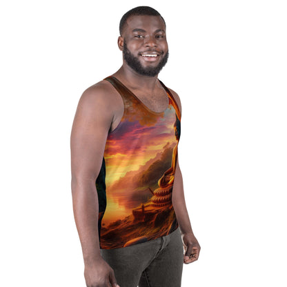 Tranquility Unisex Tank Top - Gregg Acini Adoree Designs - Tank Top