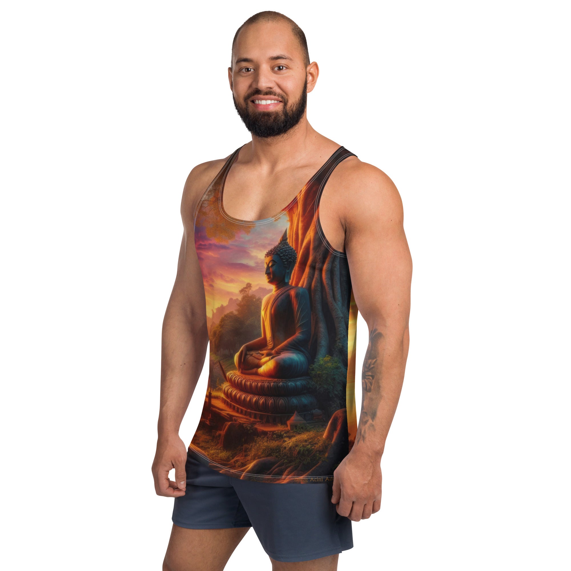 Tranquility Unisex Tank Top - Gregg Acini Adoree Designs - Tank Top