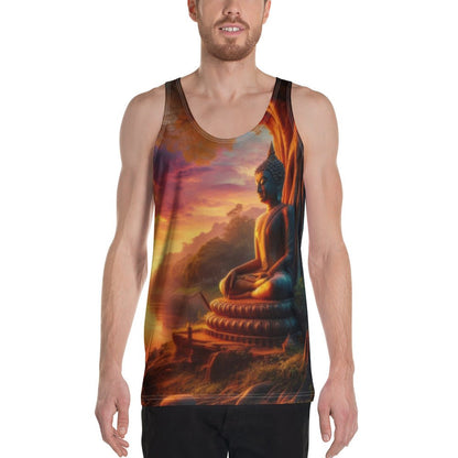 Tranquility Unisex Tank Top - Gregg Acini Adoree Designs - Tank Top