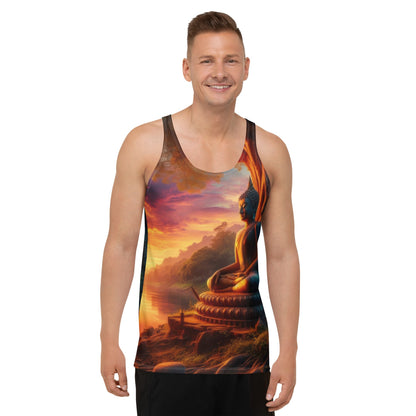 Tranquility Unisex Tank Top - Gregg Acini Adoree Designs - Tank Top