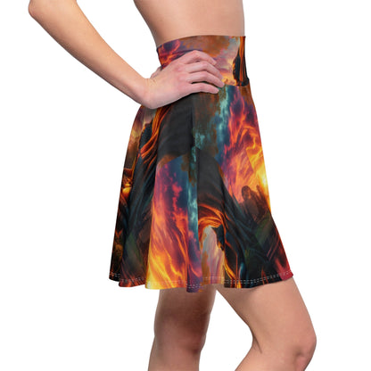 Tranquility Women's Skater Skirt - Meditation - Inspired Fashion - Gregg Acini Adoree Designs - Skirt