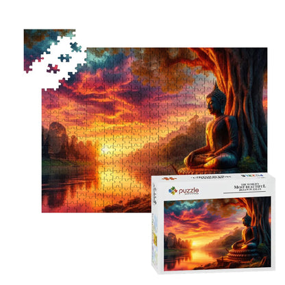 Tranquility Wooden Jigsaw Puzzles 500 pcs - Gregg Acini Adoree Designs - Jigsaw Puzzle