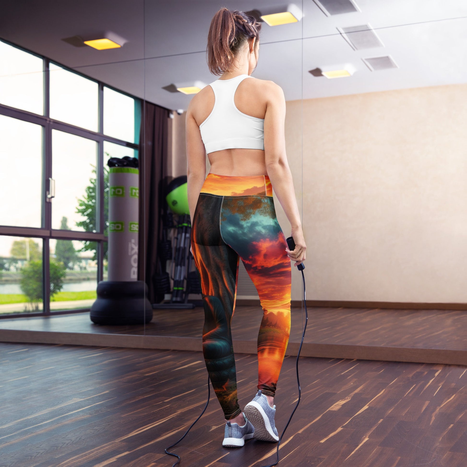 Tranquility Yoga Leggings - Gregg Acini Adoree Designs - Leggings