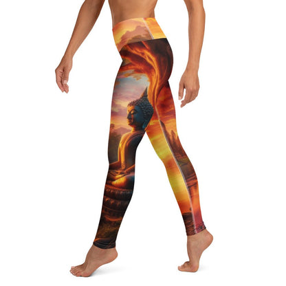 Tranquility Yoga Leggings - Gregg Acini Adoree Designs - Leggings