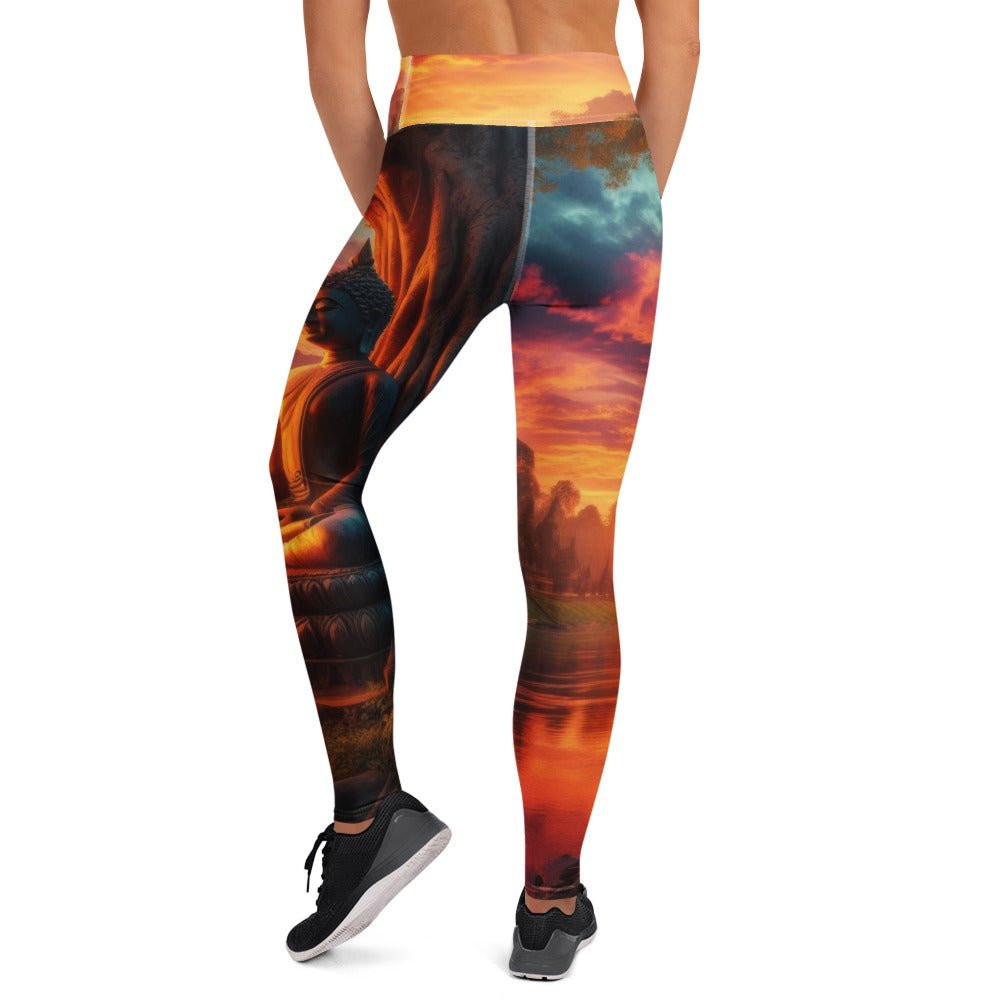 Tranquility Yoga Leggings - Gregg Acini Adoree Designs - Leggings
