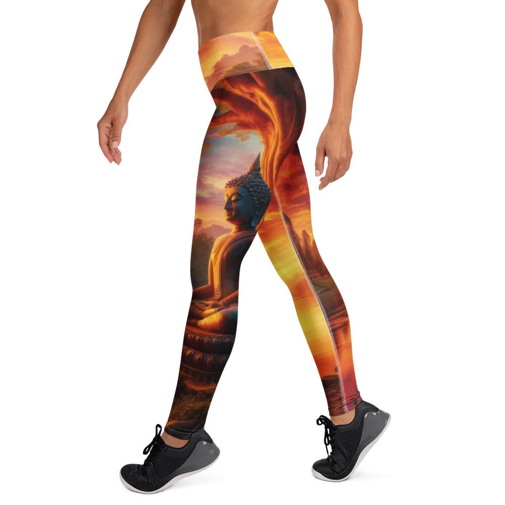 Tranquility Yoga Leggings - Gregg Acini Adoree Designs - Leggings