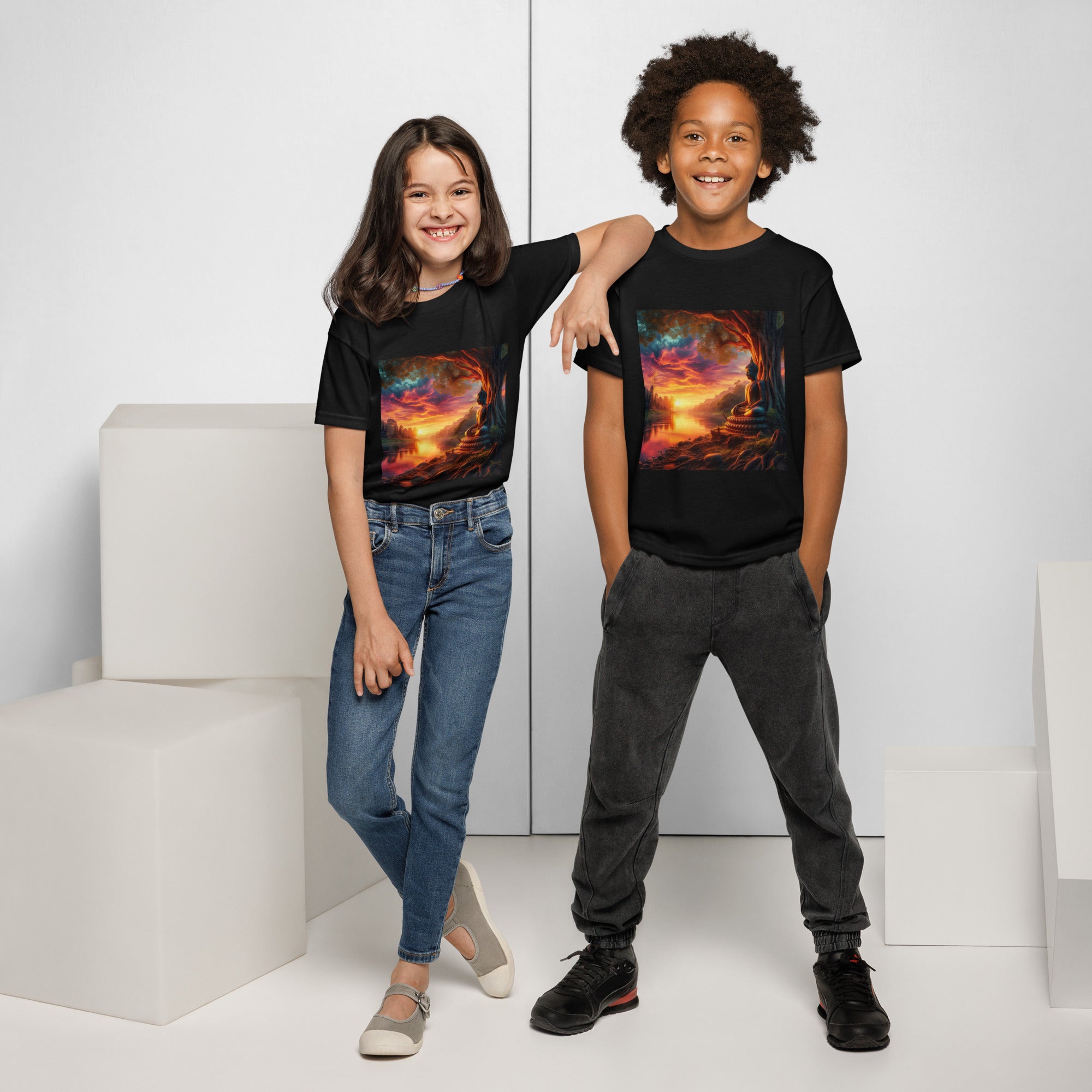 Tranquility Youth t-shirt - Gregg Acini Adoree Designs - Youth T-Shirt