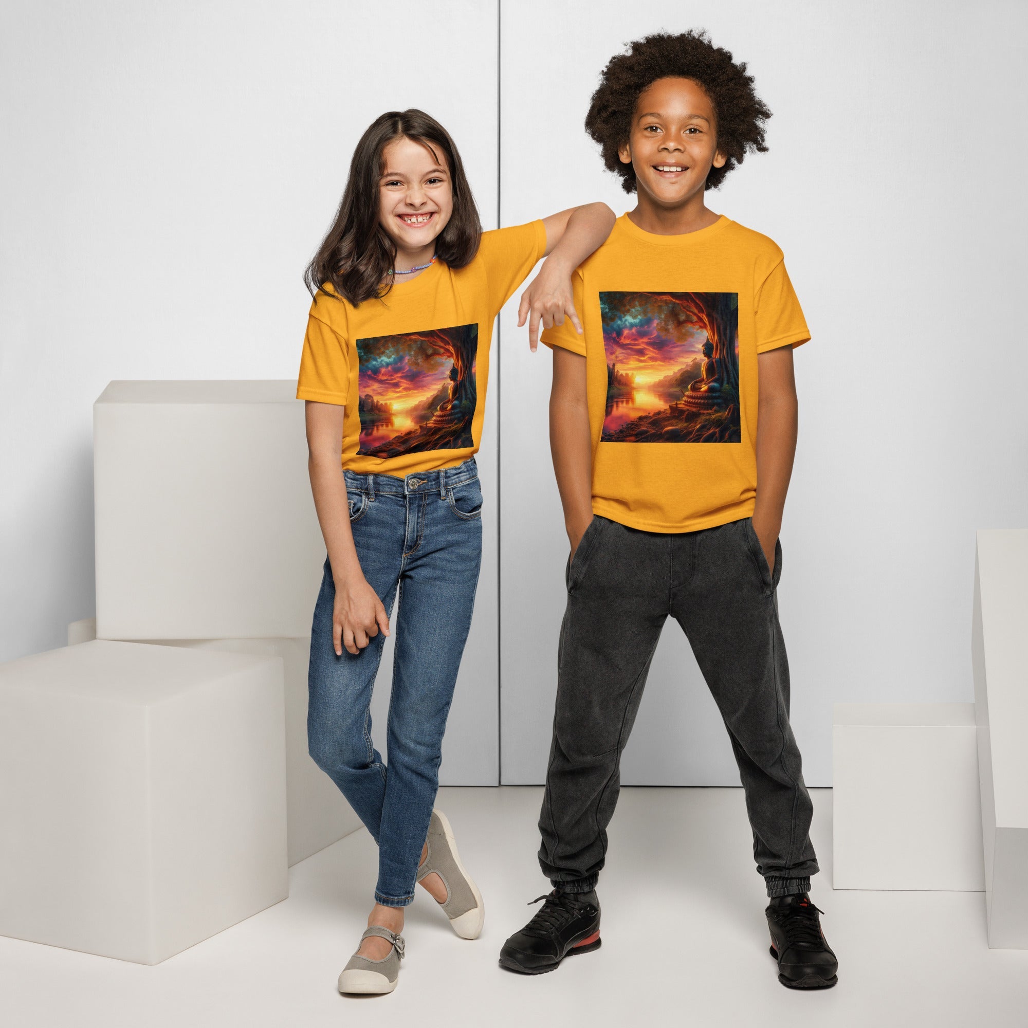 Tranquility Youth t-shirt - Gregg Acini Adoree Designs - Youth T-Shirt