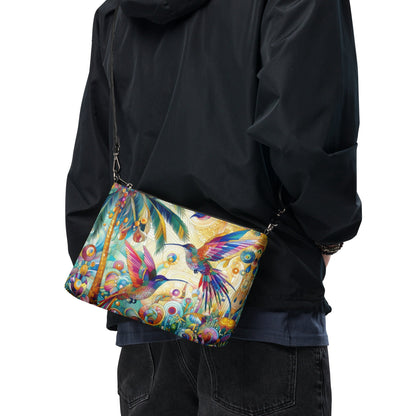 Tropical Hummingbirds Crossbody bag - Gregg Acini Adoree Designs - Handbag