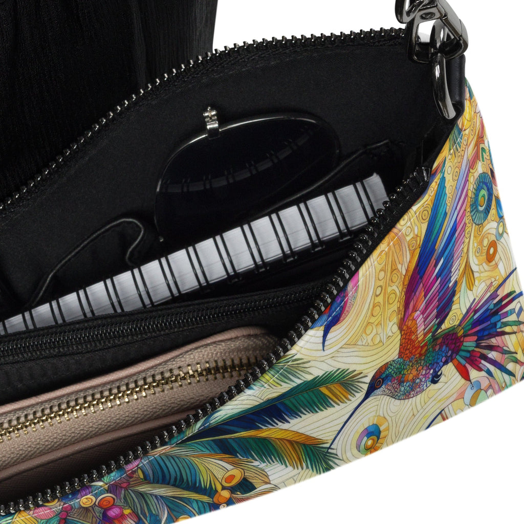 Tropical Hummingbirds Crossbody bag - Gregg Acini Adoree Designs - Handbag