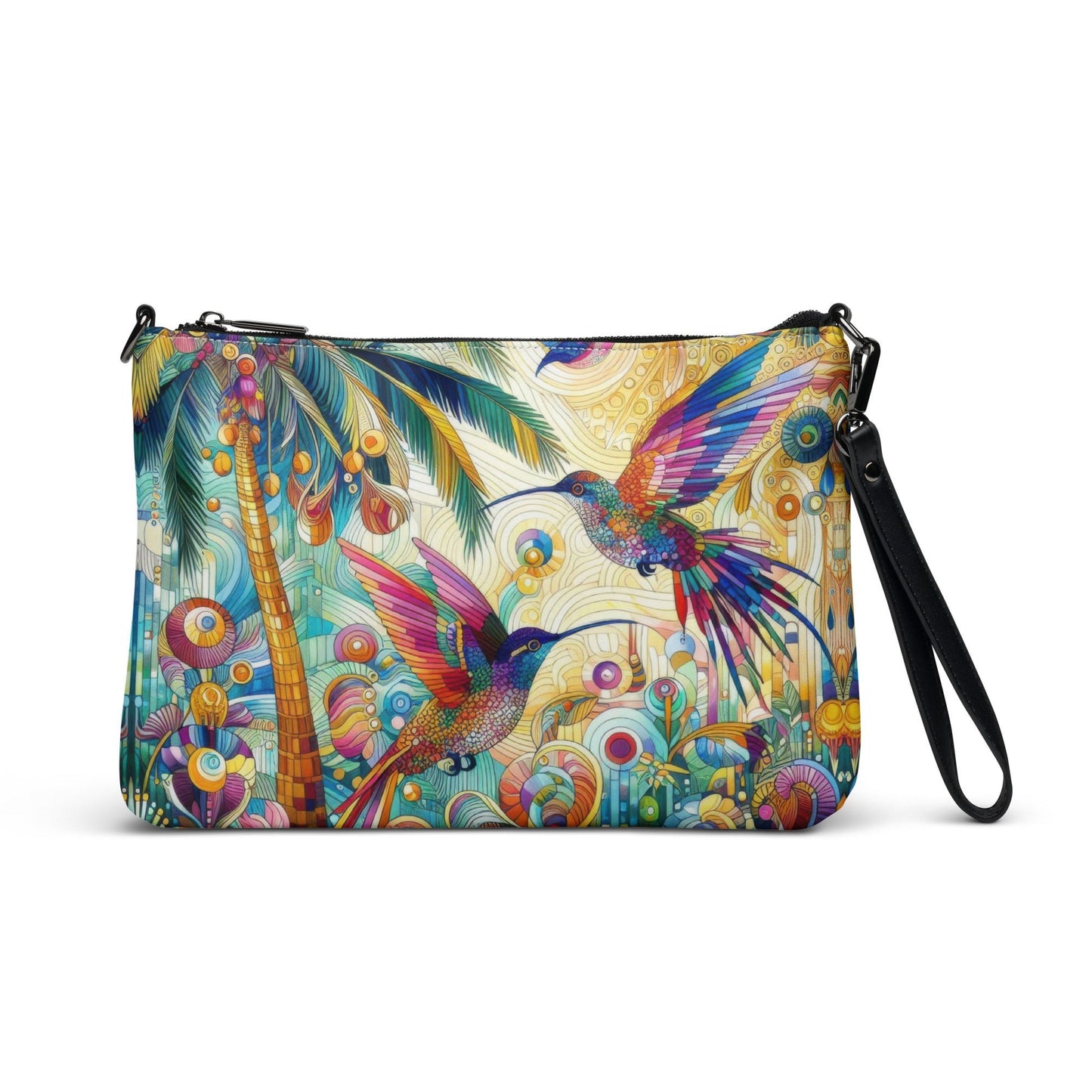 Tropical Hummingbirds Crossbody bag - Gregg Acini Adoree Designs - Handbag