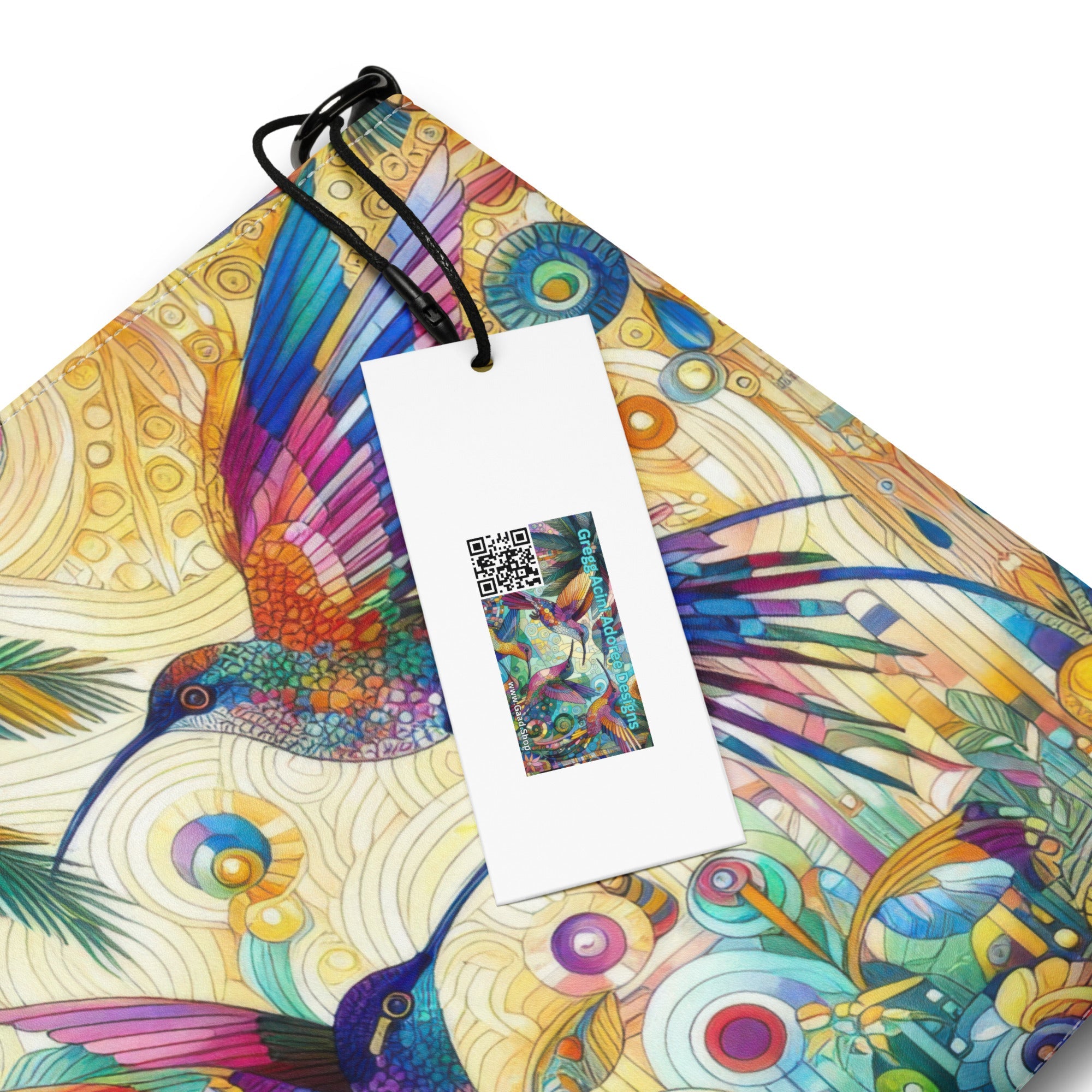 Tropical Hummingbirds Crossbody bag - Gregg Acini Adoree Designs - Handbag