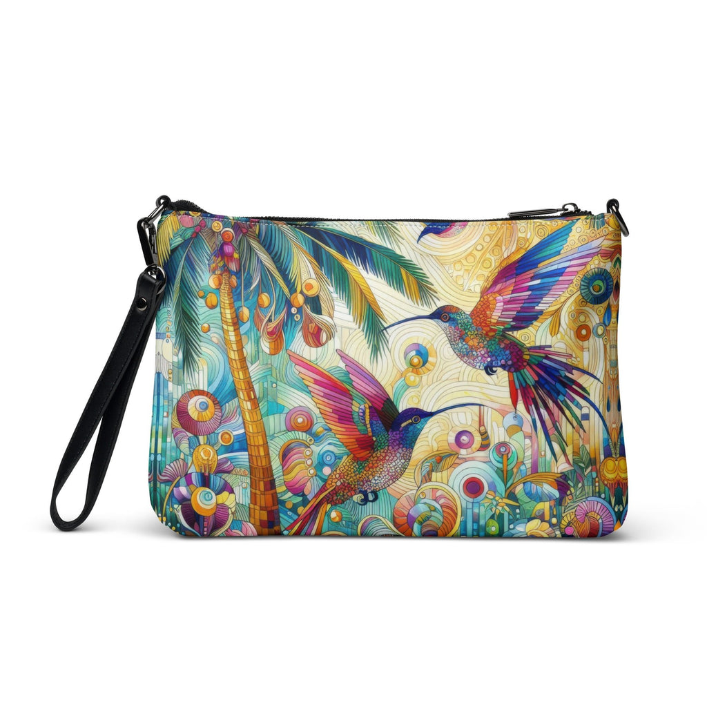 Tropical Hummingbirds Crossbody bag - Gregg Acini Adoree Designs - Handbag