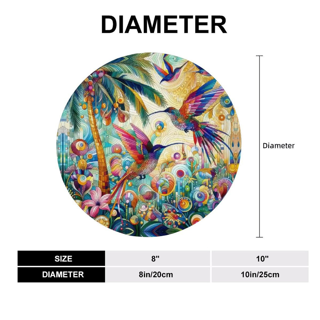 Tropical Hummingbirds Decorative Plate - Gregg Acini Adoree Designs - Home Accessories