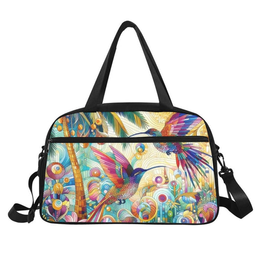 Tropical - Hummingbirds Fitness Handbag - Gregg Acini Adoree Designs - Fitness Handbag