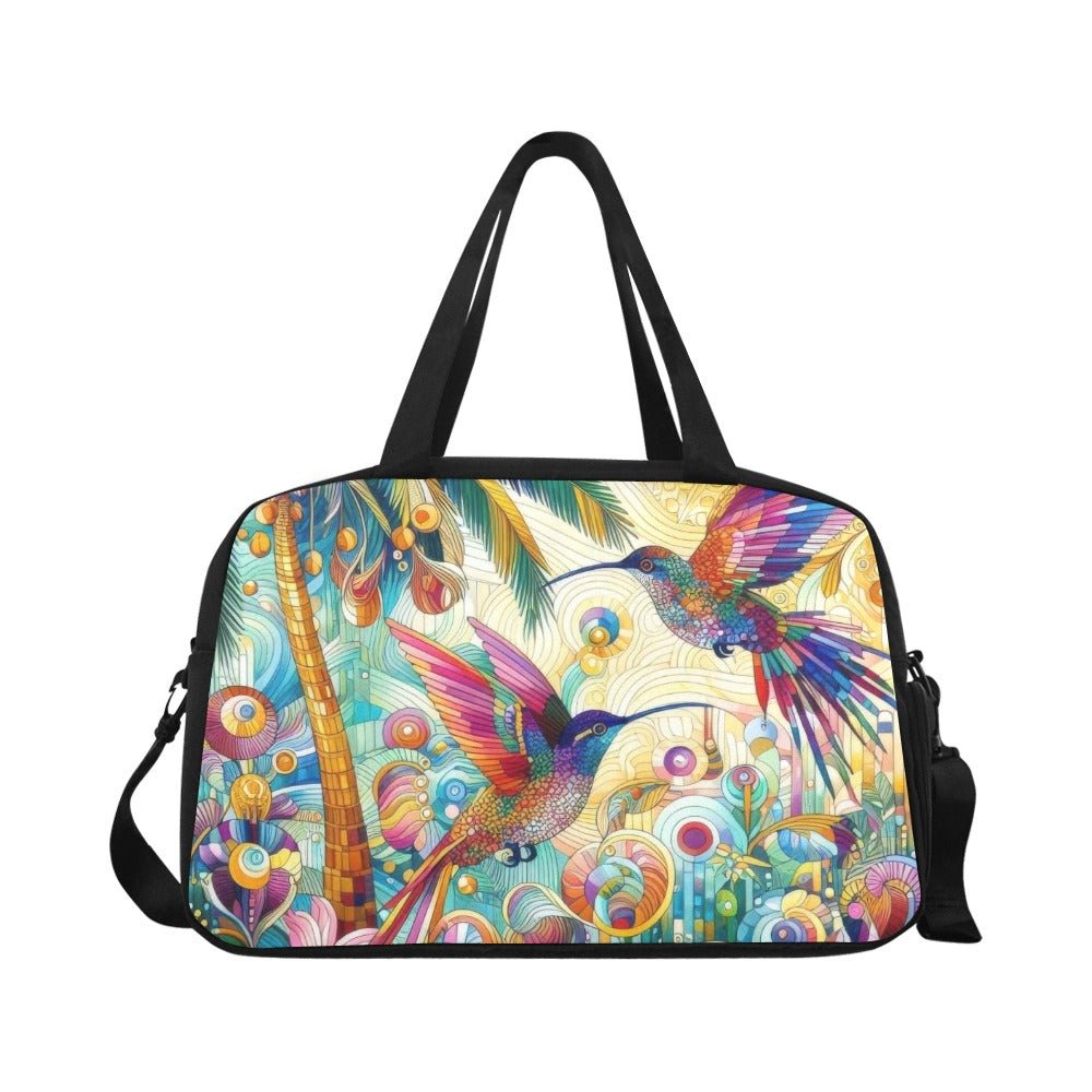 Tropical - Hummingbirds Fitness Handbag - Gregg Acini Adoree Designs - Fitness Handbag