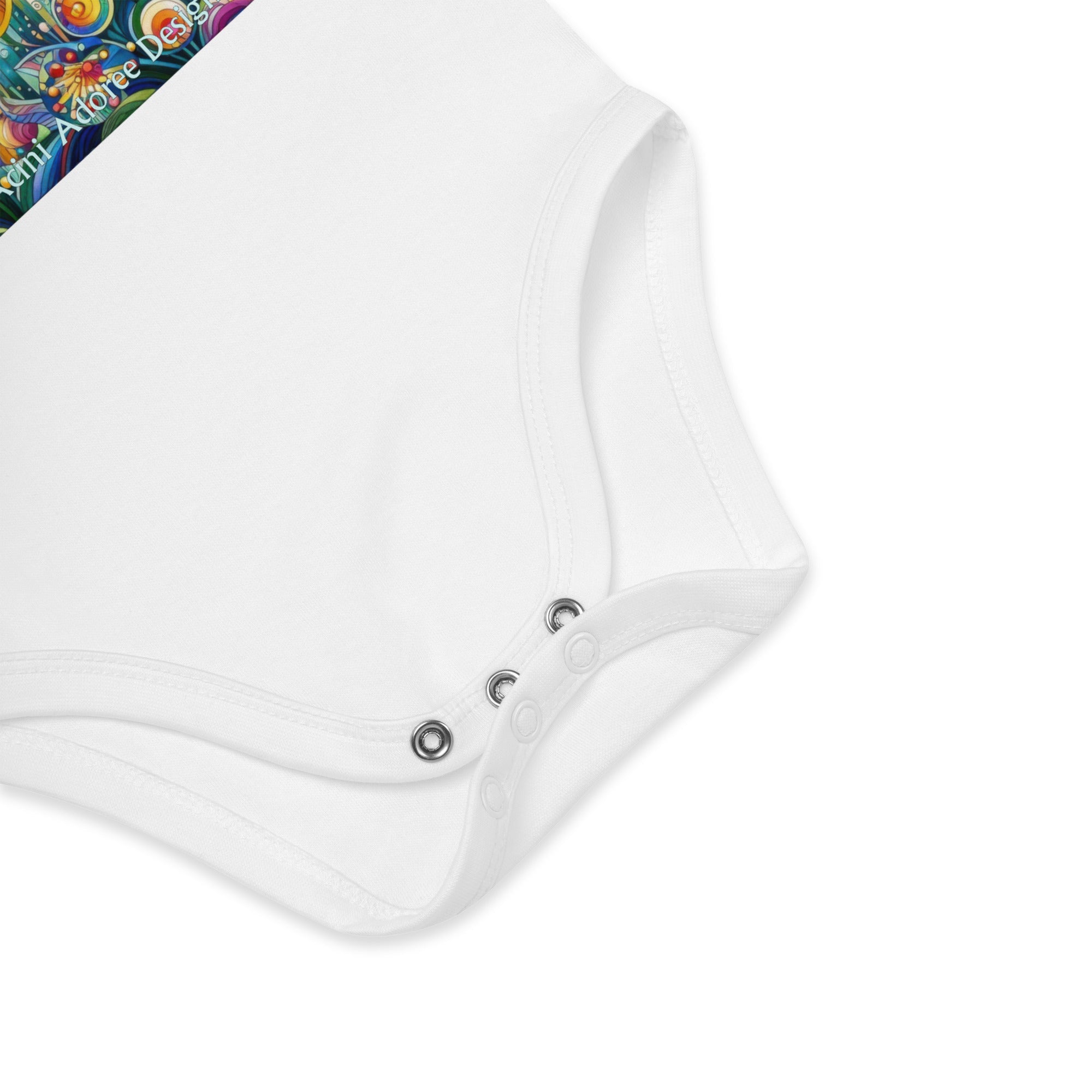 Tropical Hummingbirds Organic cotton baby bodysuit by Gregg Acini Adoree Designs - Gregg Acini Adoree Designs - Baby Bodysuit