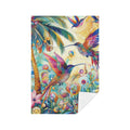 Tropical Hummingbirds Small Towel 40x60cm (One Side) - Gregg Acini Adoree Designs - Towel