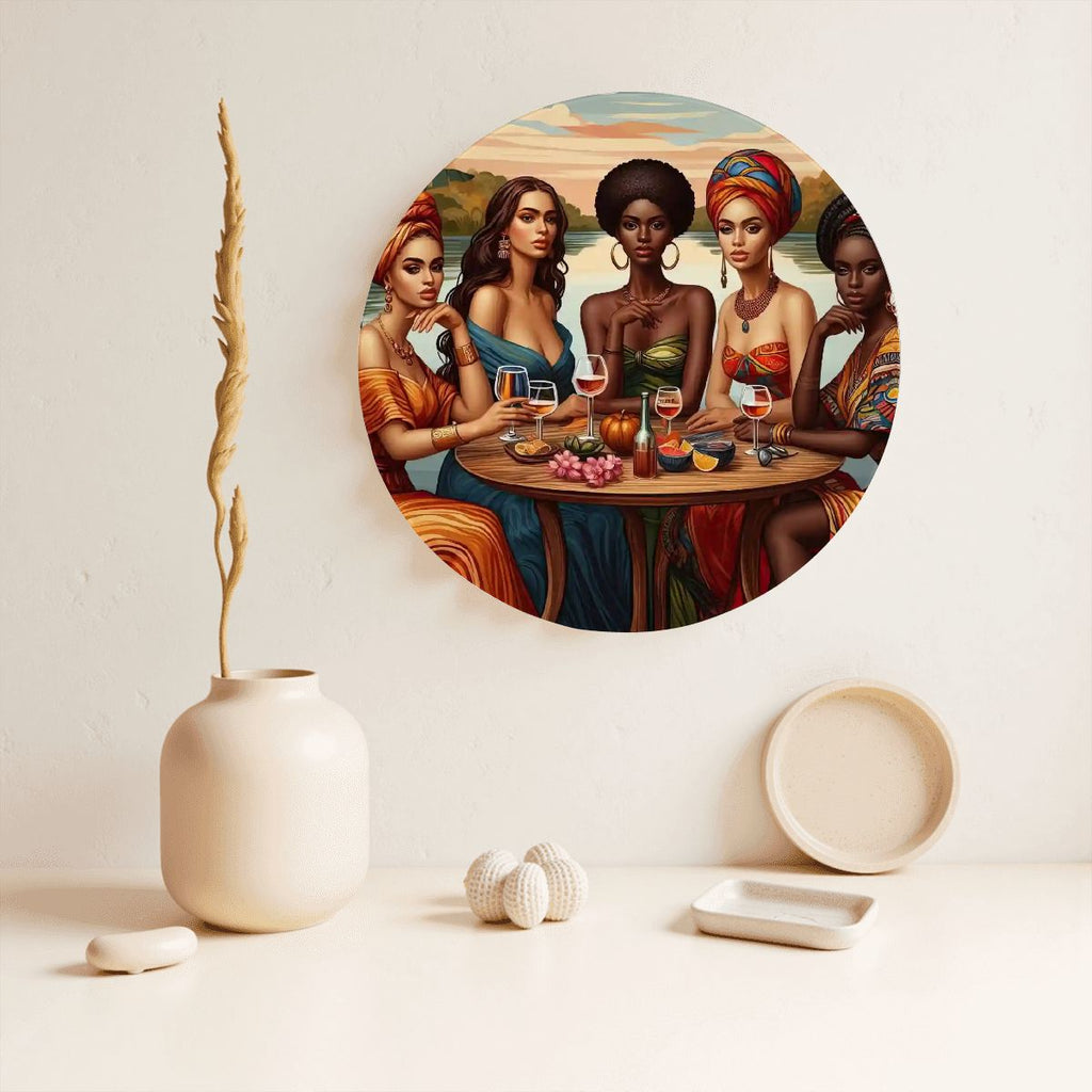 Tropical Ladies Decorative Plate - Gregg Acini Adoree Designs - Home Accessories