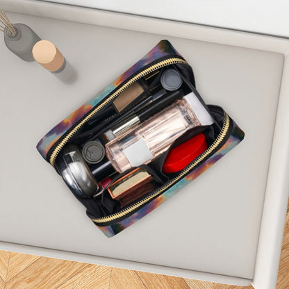 Turtles in the Sunset Large Leather Makeup Bag - Gregg Acini Adoree Designs - Bags