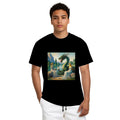 Two Ladies with a Dragon and Kids - Gildan 5000 Unisex Cotton Tee - Gregg Acini Adoree Designs - T-Shirt