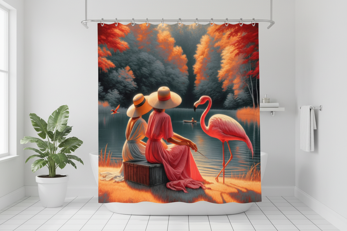 Two Ladies with a Flamingo Lifestyle