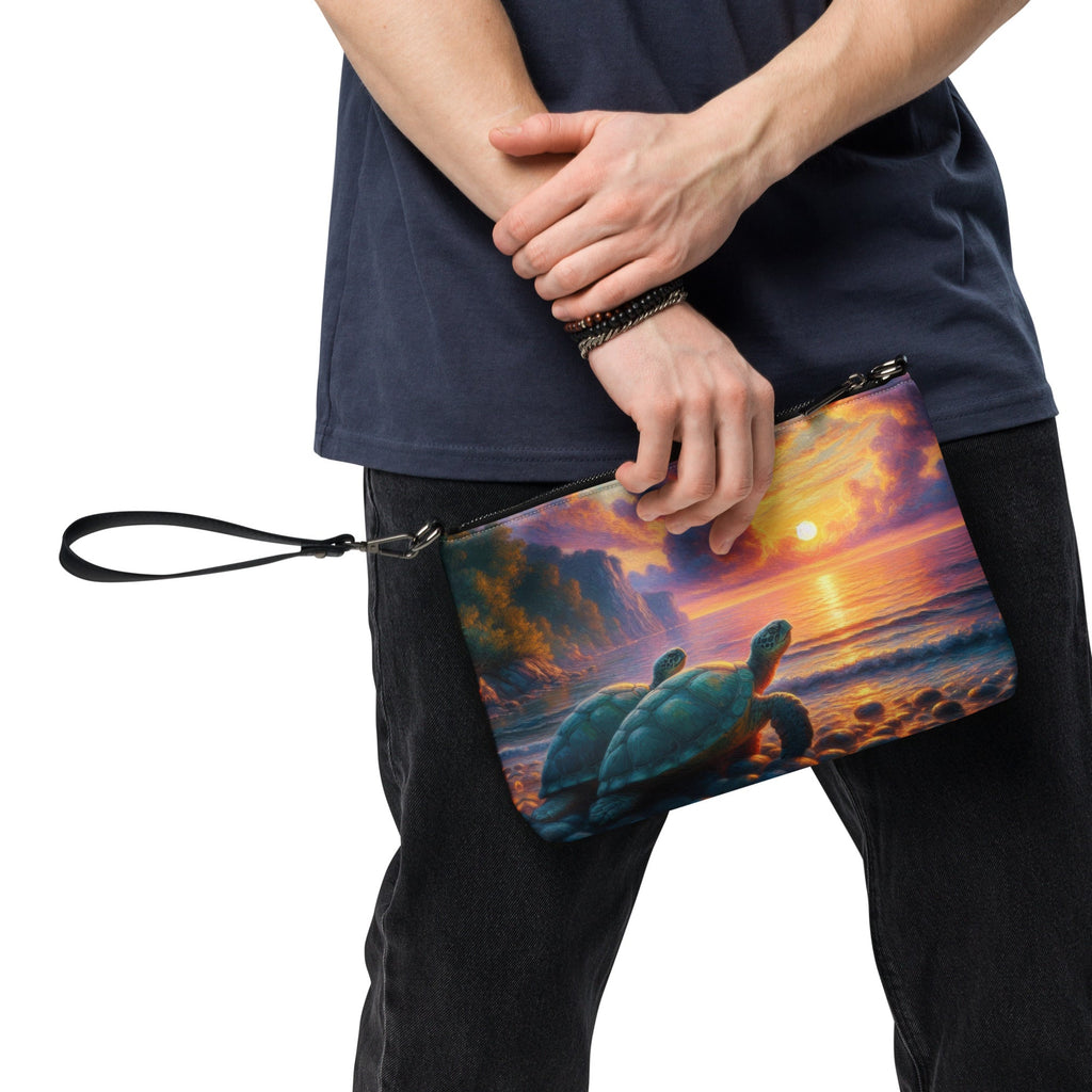 Two Turtles in the Sunset Crossbody bag - Gregg Acini Adoree Designs - Handbag