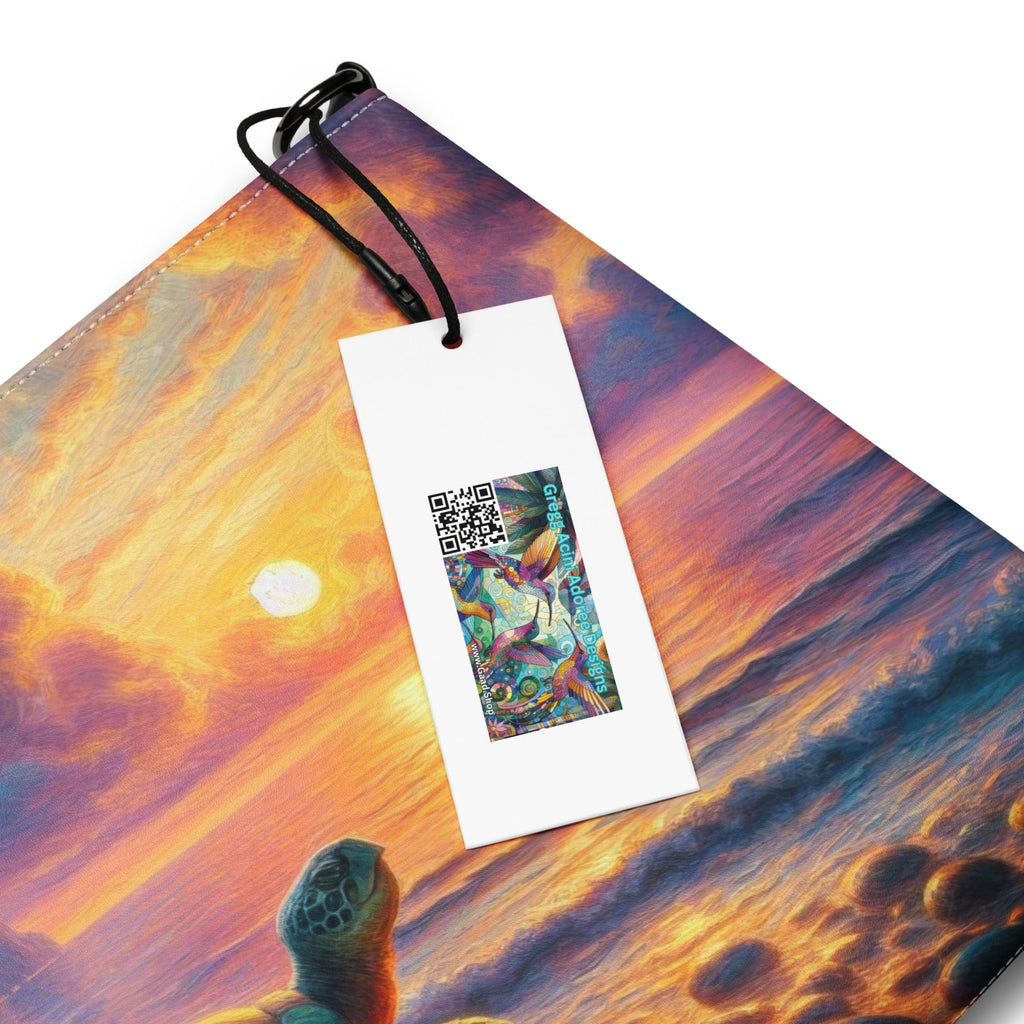 Two Turtles in the Sunset Crossbody bag - Gregg Acini Adoree Designs - Handbag