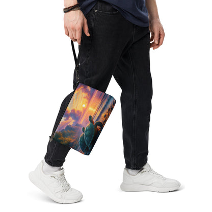 Two Turtles in the Sunset Crossbody bag - Gregg Acini Adoree Designs - Handbag