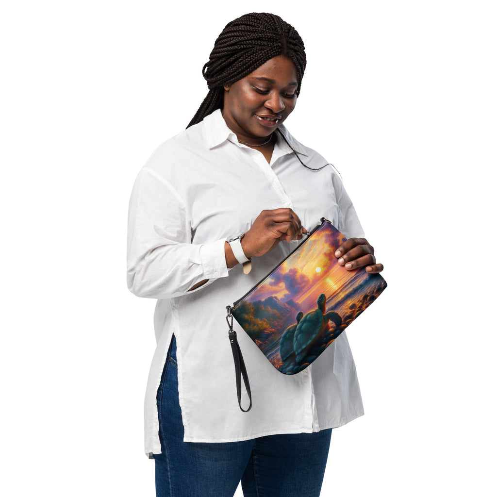 Two Turtles in the Sunset Crossbody bag - Gregg Acini Adoree Designs - Handbag