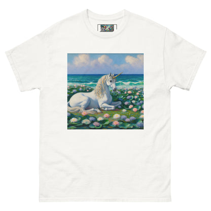 Unicorn by the Sea Unisex classic tee by Gregg Acini Adoree Designs - Gregg Acini Adoree Designs - Tee Shirt