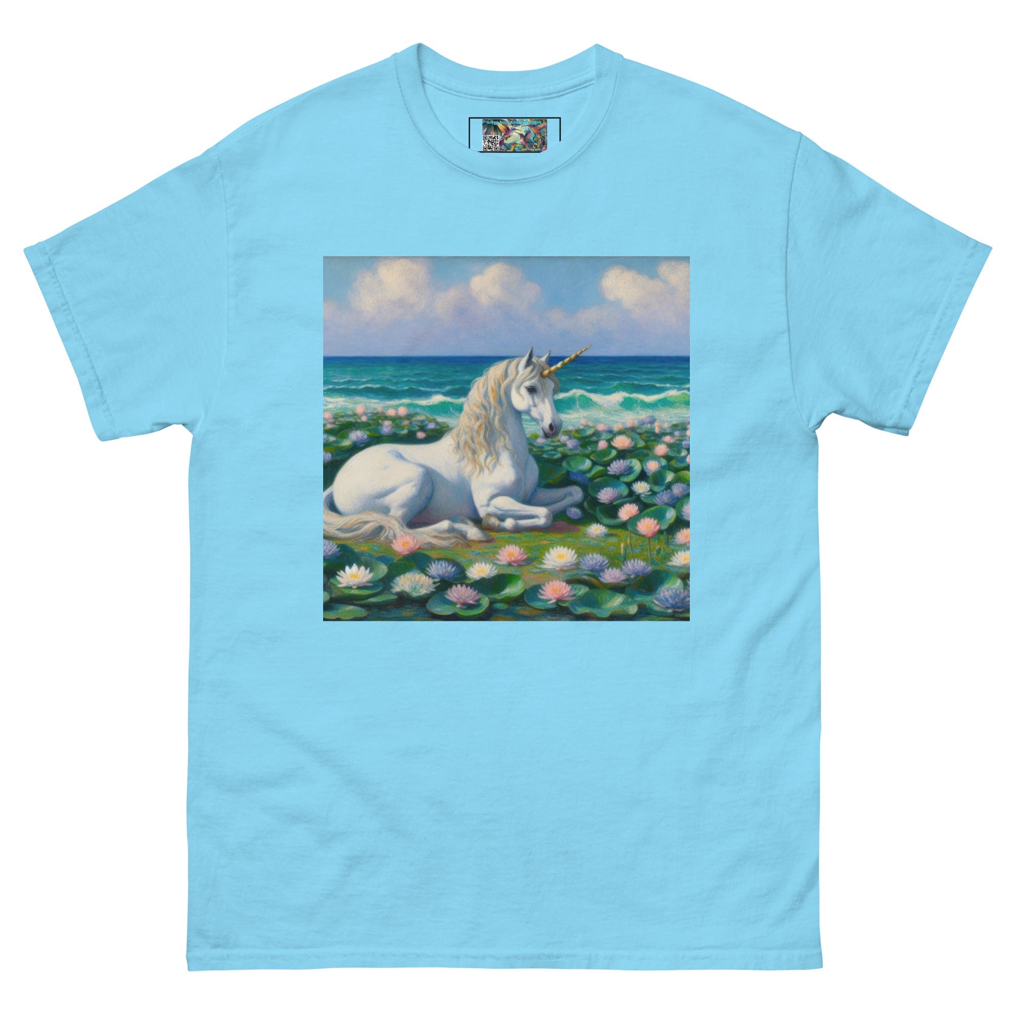 Unicorn by the Sea Unisex classic tee by Gregg Acini Adoree Designs - Gregg Acini Adoree Designs - Tee Shirt