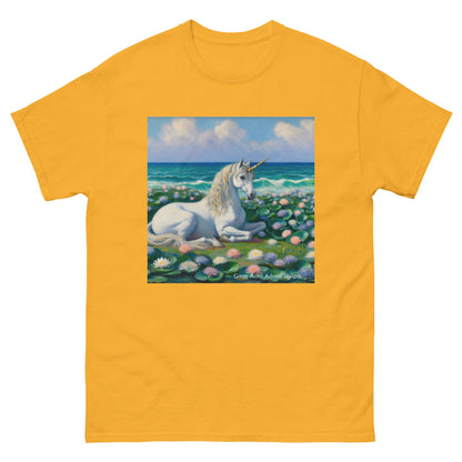 Unicorn by the Sea Unisex classic tee by Gregg Acini Adoree Designs - Gregg Acini Adoree Designs - Tee Shirt